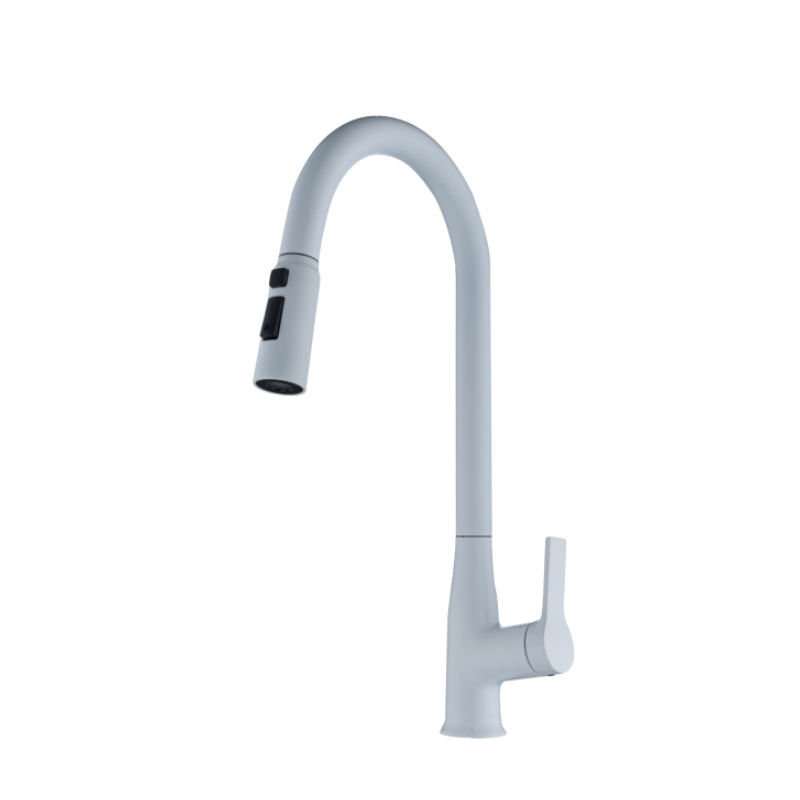 3 Functions Waterfall and Double Blade Spray Kitchen Faucet